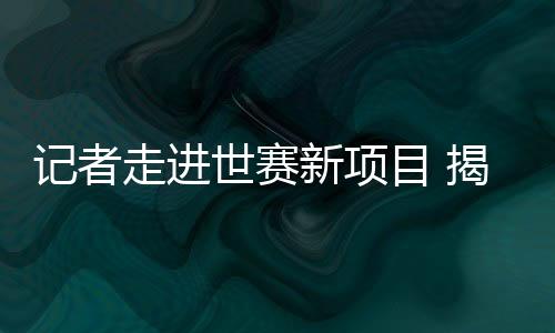 记者走进世赛新项目 揭秘“全能生产机器人”诞生